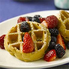 Oatmeal Pecan Waffles (or Pancakes)